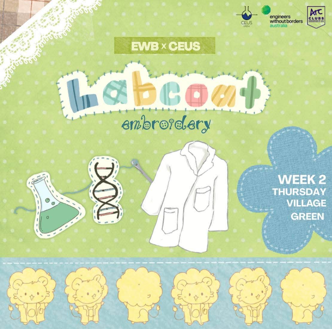 Labcoat Embroidery